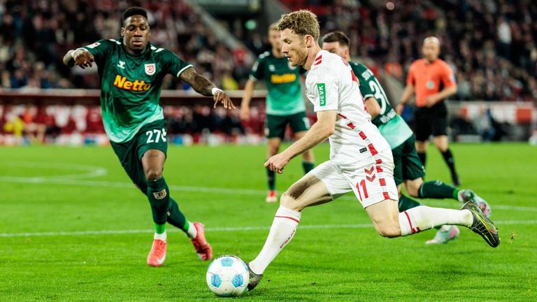 Regensburg ist nach dem Remis in Köln aus der 2. Bundesliga abgestiegen.