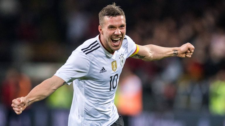 Platz 4: Lukas Podolski (130 Länderspiele zwischen 2004 und 2017)