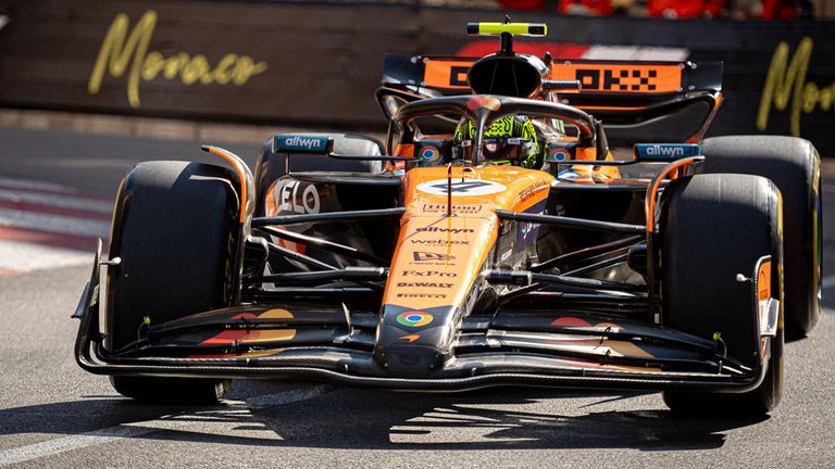 Lando Norris (McLaren) in Monaco.