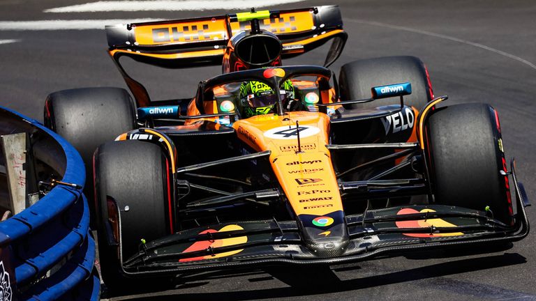 Lando Norris (McLaren) in Monaco.