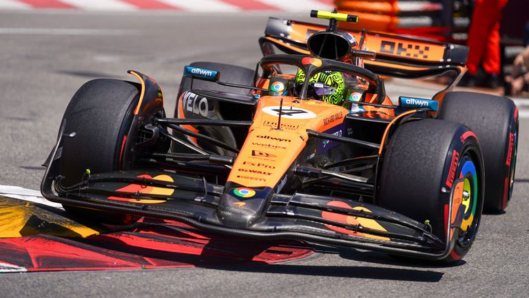 Lando Norris (McLaren) in Monaco.