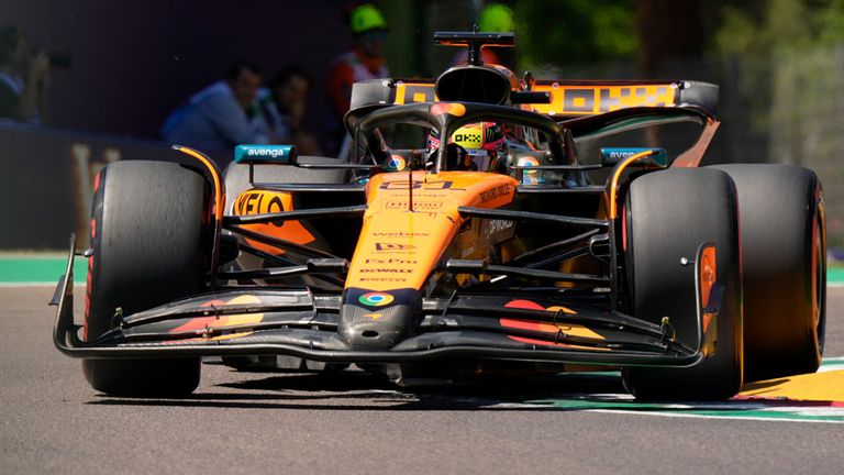 Oscar Piastri (McLaren) in Imola.