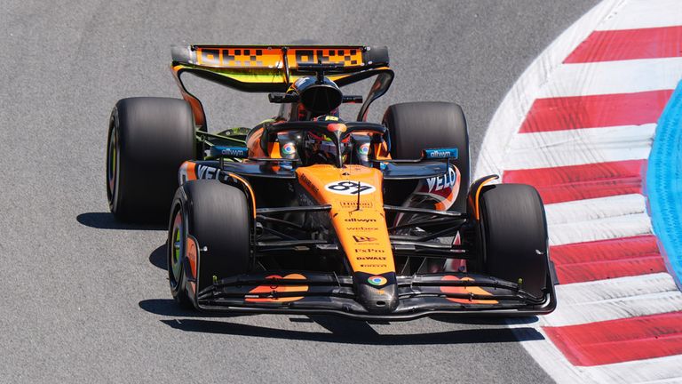 Oscar Piastri (McLaren) in Barcelona.