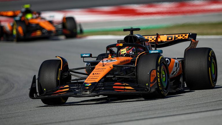 Oscar Piastri (McLaren) in Barcelona.