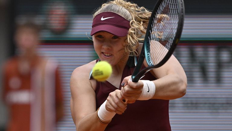 Mirra Andreeva ist bei den French Open ins Achtelfinale eingezogen.