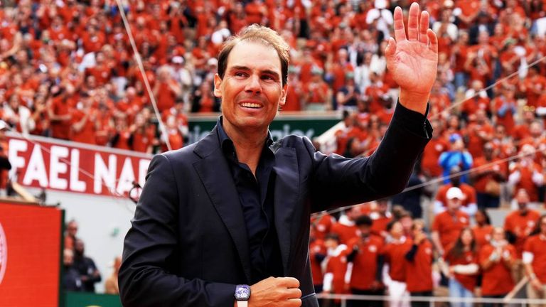 Rafael Nadal verabschiedet sich emotional von den French Open.