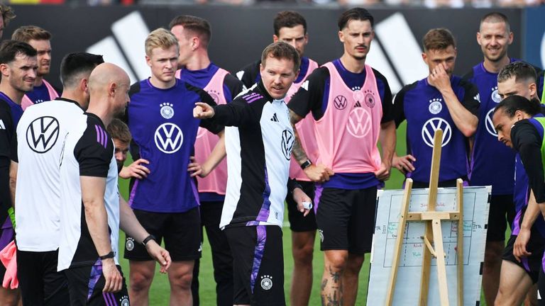 Julian Nagelsmann hat im öffentlichen DFB-Training einige Erkenntnisse geliefert. 