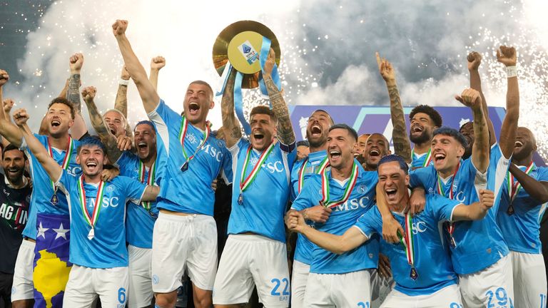 Napoli ist zum vierten Mal italienischer Meister.