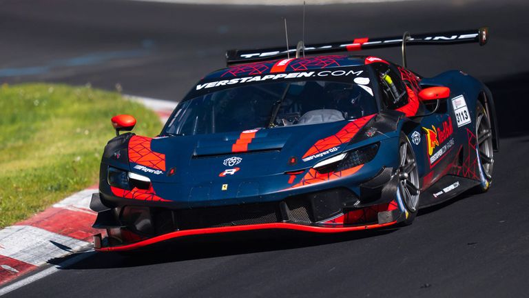 Max Verstappen auf der Nordschleife im Einsatz.