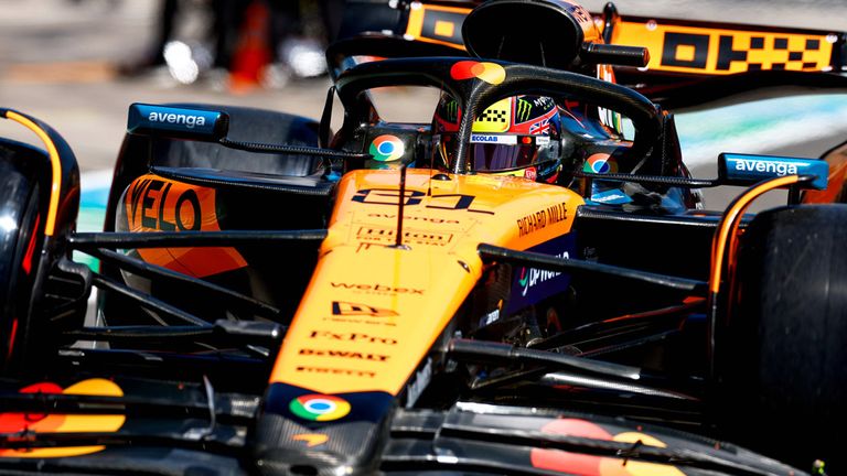 Oscar Piastri (McLaren) in Imola.