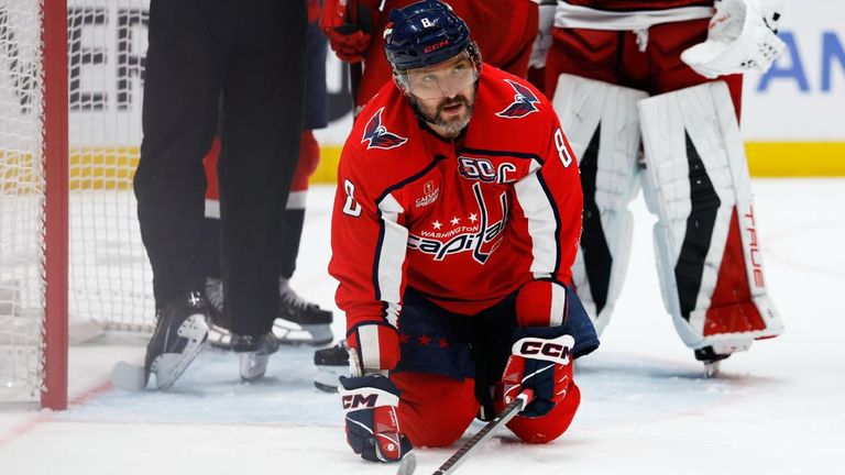 Alexander Ovechkin ist mit den Washington Capitals in den NHL-Playoffs ausgeschieden. 