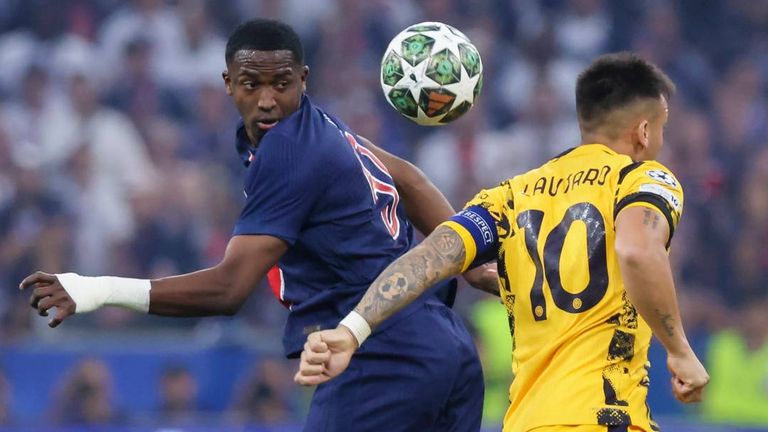 Der Ex-Frankfurter Willian Pacho stand im CL-Finale 90 Minuten auf dem Rasen.