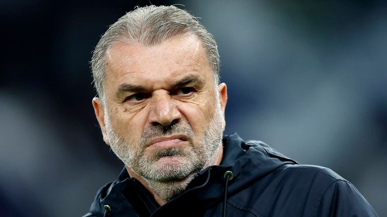 Ange Postecoglou ist seit Sommer 2023 Trainer von Tottenham Hotspur.