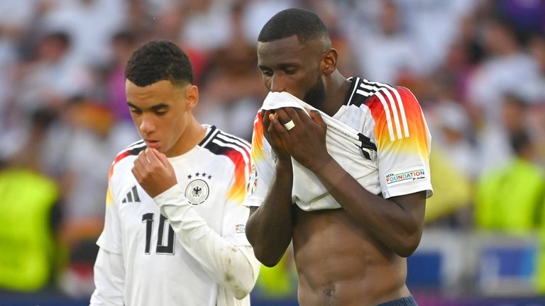 Fehlen dem DFB beim Final-Four-Turnier: Jamal Musiala (l.) und Antonio Rüdiger.