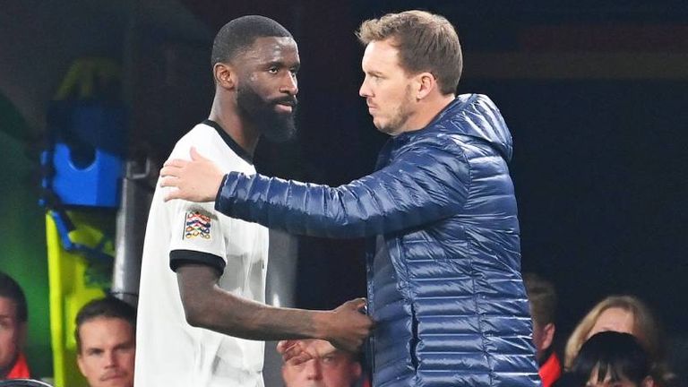 Bundestrainer Julian Nagelsmann betont, dass weitere Vergehen von Antonio Rüdiger Konsequenzen haben werden. 