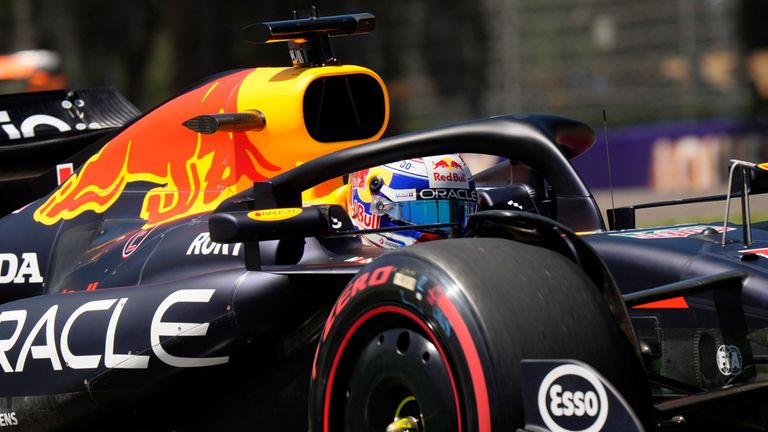 Max Verstappen (Red Bull) in Imola.