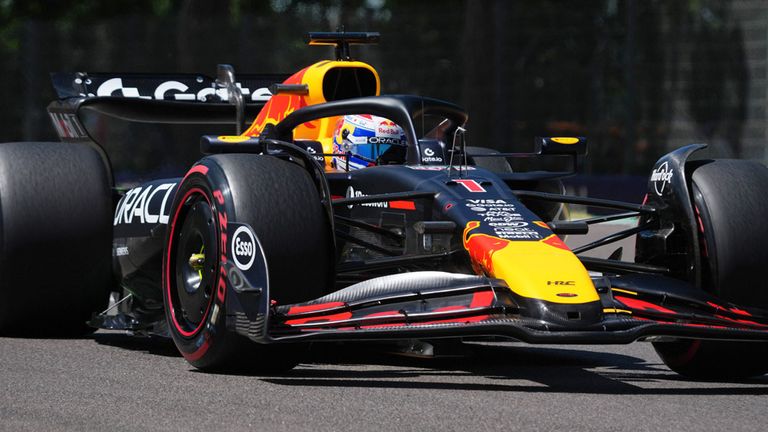 Max Verstappen (Red Bull) in Imola.