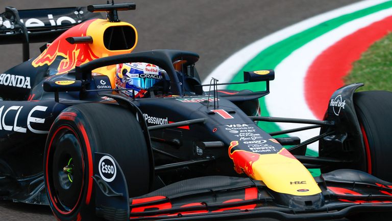 Max Verstappen (Red Bull) in Imola.