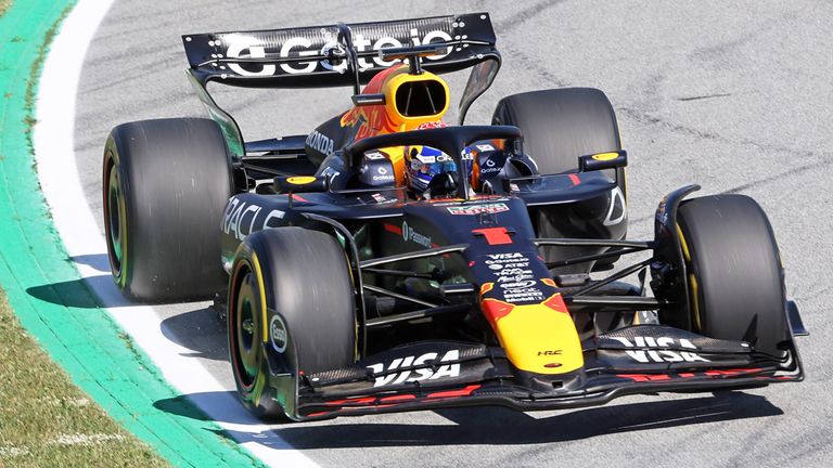 Max Verstappen (Red Bull) in Barcelona.