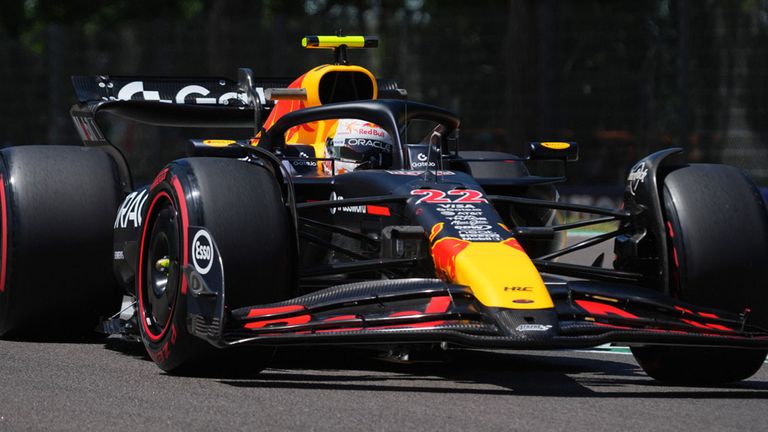 Yuki Tsunoda (Red Bull) in Imola.