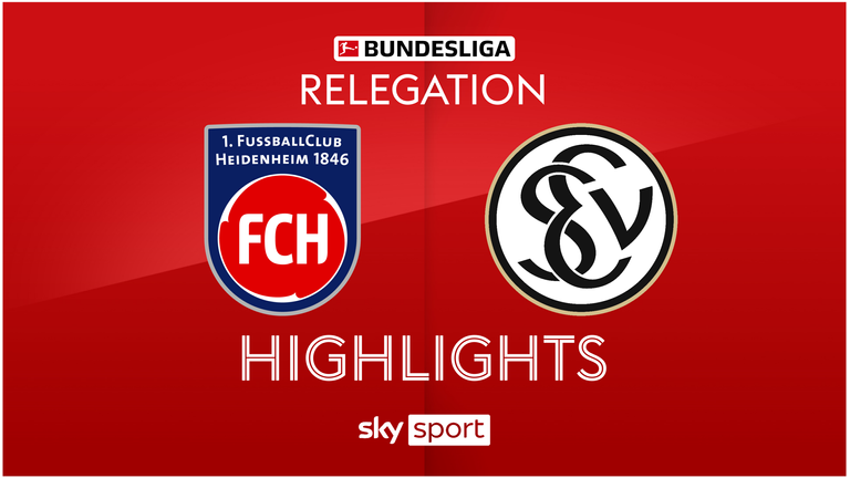 Relegation: 1. FC Heidenheim - SV Elversberg - 2024/25 - Hinspiel