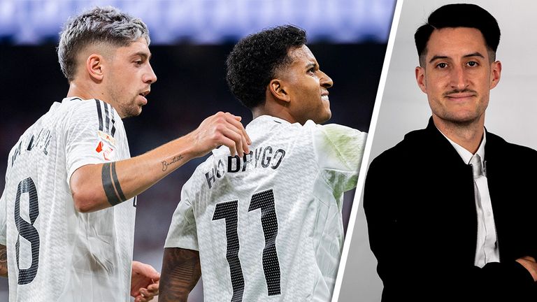 Rodrygo (li. Foto, r.) könnte in diesem Sommer Real Madrid verlassen.