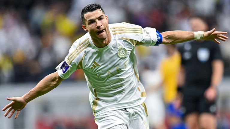 Cristiano Ronaldo hatte sich im Sommer 2023 Al-Nassr aus Saudi-Arabien angeschlossen.