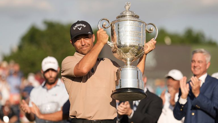 Xander Schauffele gewann 2024 die PGA Championship.