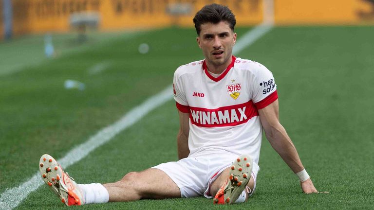Für Stuttgarts Leonidas Stergiou ist die Saison verletzungsbedingt beendet.