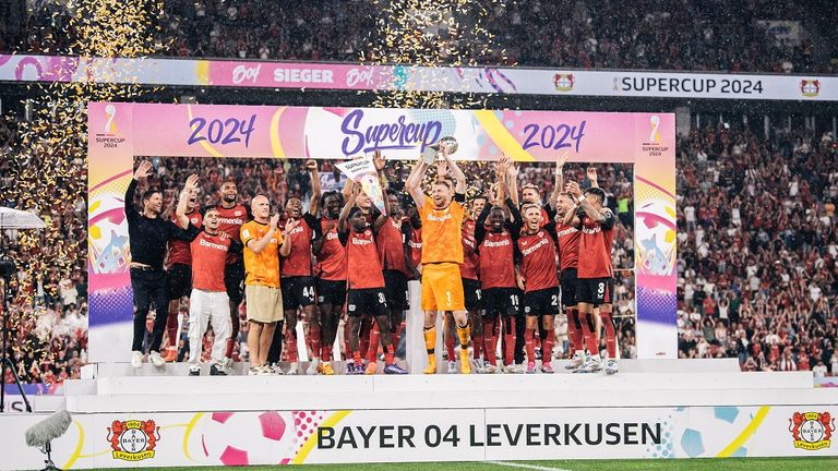 Bayer Leverkusen gewann den Supercup 2024.
