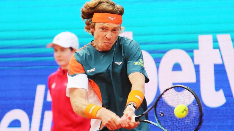 Andrey Rubley steht am Hamburger Rothenbaum im Finale. 