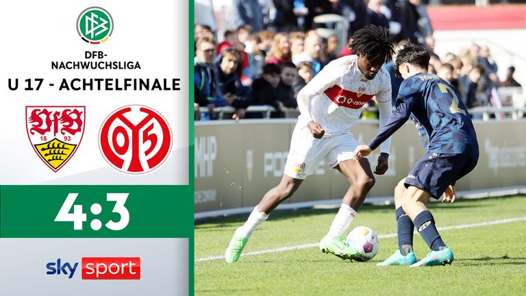 U17-Juniorenbundesliga, Achtelfinale: VfB Stuttgart vs. Mainz 05