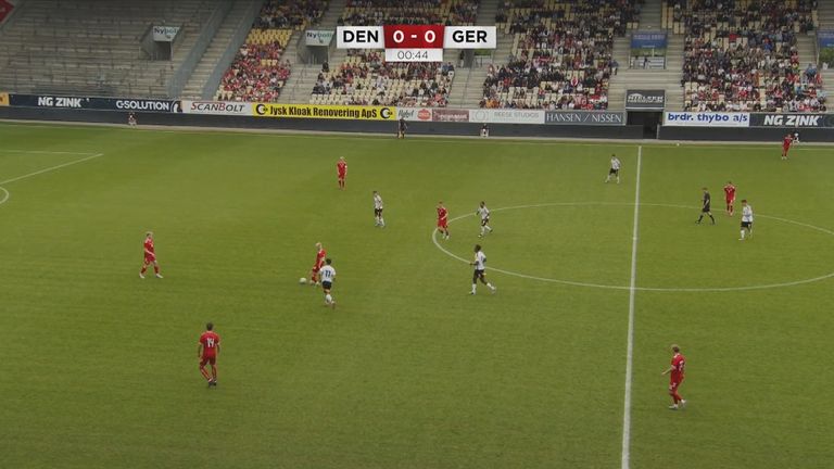 Deutschlands U19 testet vor der Europameisterschaft gegen die dänische Auswahl.