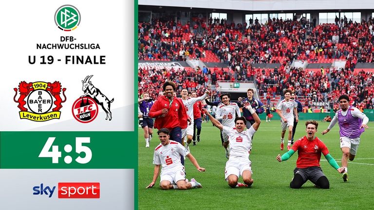 Die U19 des 1. FC Köln sichert sich in einem spannenden Finale die Deutsche A-Junioren Meisterschaft.