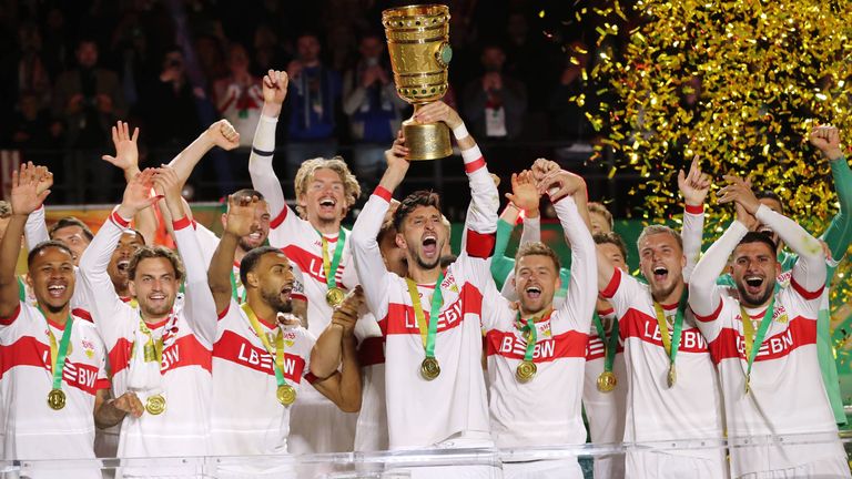 Der VfB Stuttgart gewinnt den DFB-Pokal 2025. 