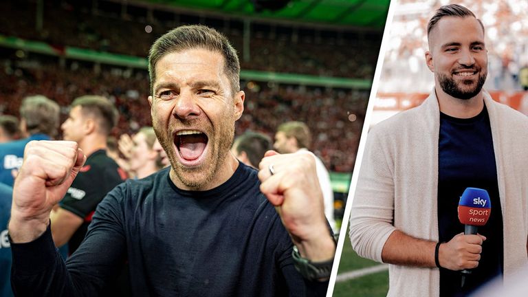 Trainer Xabi Alonso verlässt nach erfolgreichen Jahren Bayer Leverkusen zum Saisonende. 