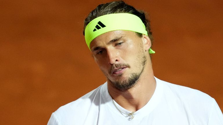 Alexander Zverev verliert in Rom im Viertelfinale.