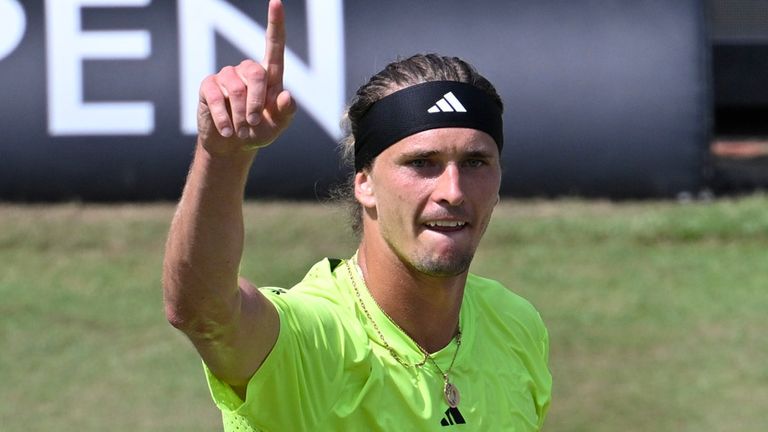 Alexander Zverev erreicht das Finale in Stuttgart. 
