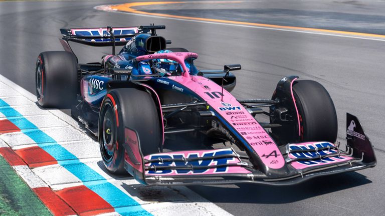 Pierre Gasly (Alpine) in Kanada.