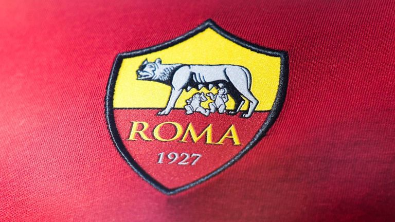 AS Rom stellt das neue Logo vor.