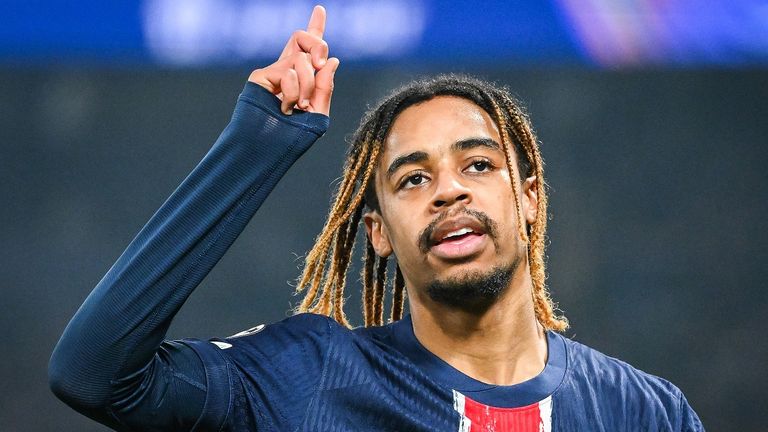 Bradley Barcola steht bei PSG noch bis 2028 unter Vertrag.