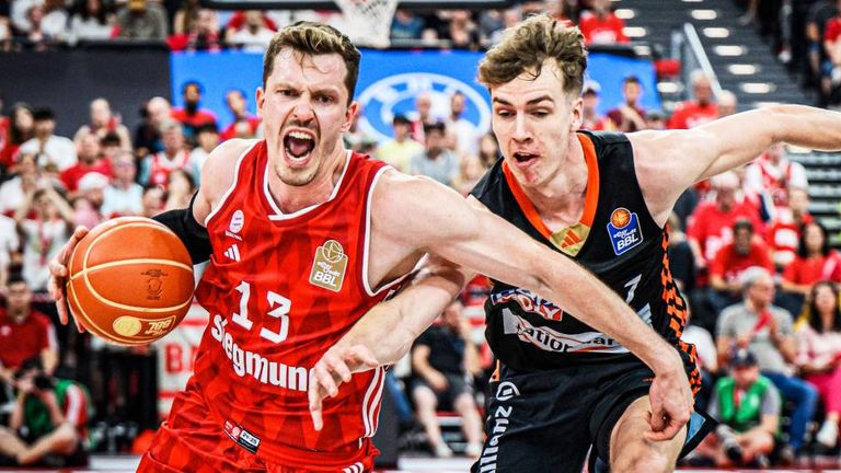 Die Bayern-Basketballer gehen in der Finalserie gegen Ulm in Führung. 