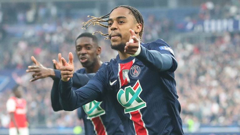 Bradley Barcola wechselte 2023 von Olympique Lyon zu Paris St. Germain. Folgt nun der Schritt zum FC Bayern?
