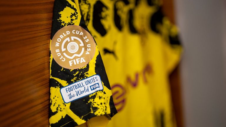 Borussia Dortmund versteigert die Trikots gegen Fluminense bei der Klub-WM für einen guten Zweck. (Quelle: x.com/bvb)