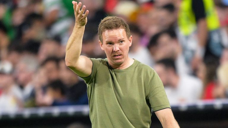 Bundestrainer Julian Nagelsmann und die deutsche Nationalmannschaft spielen in Stuttgart gegen Frankreich.