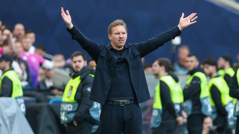 Julian Nagelsmann zeigt sich nach der DFB-Pleite gegen Frankreich unzufrieden mit der Schiedsrichter-Leistung.