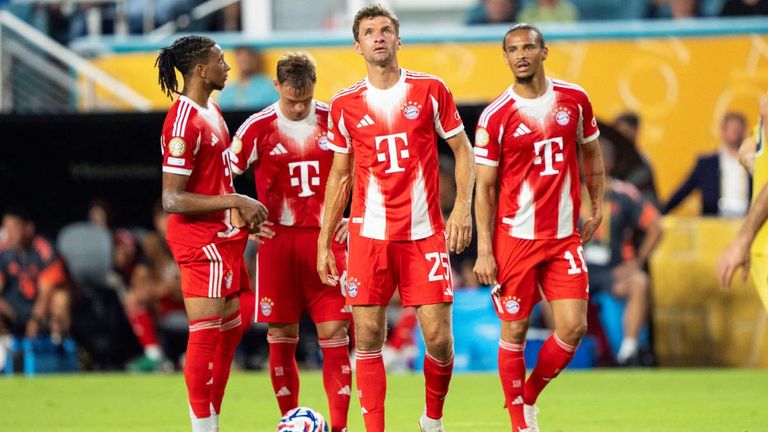 Ein Unwetter hat beim FC Bayern für Verzögerungen gesorgt. 