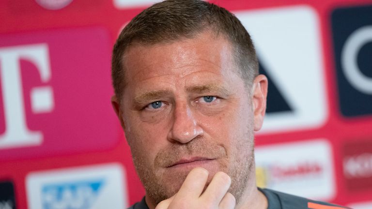Bayern-Sportvorstand Max Eberl hat einen Kurz-Trip nach München gemacht.