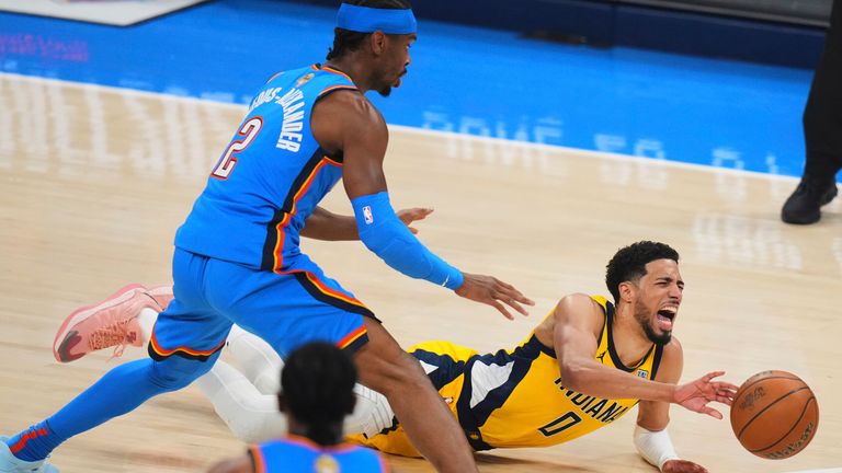 Tyrese Haliburton von den Indiana Pacers verletzt sich in Spiel sieben der NBA Finals an der Achillessehne und muss nun lange pausieren. 