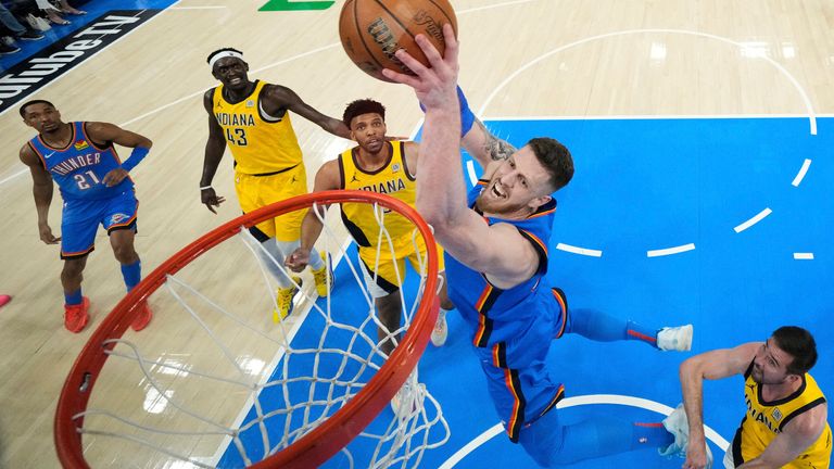 Isaiah Hartenstein und die OKC Thunder gewinnen erstmals in ihrer Vereinsgeschichte den NBA-Titel.
